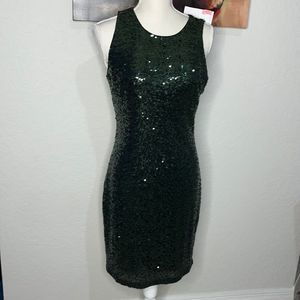 💚 Badgley Mischka Sequined Dress Size 8